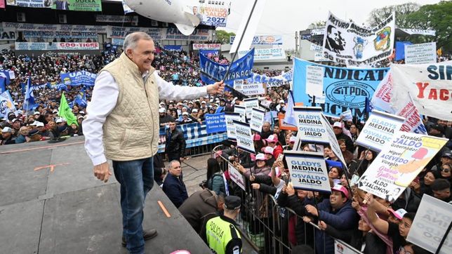 Osvaldo Jaldo en un acto en Tucumán