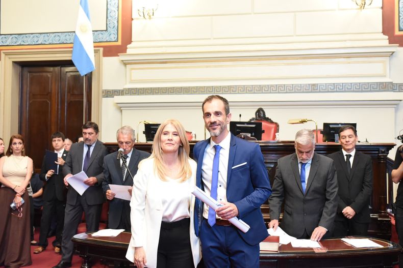 Pablo Petrecca asume su banca en el Senado de Buenos Aires