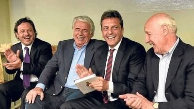 massa y sus aliados en plena negociacion con macri