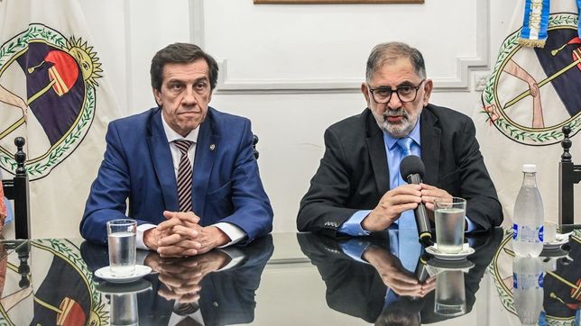 El gobernador de Jujuy Carlos Sadir con el intendente Raúl Chuli Jorge.