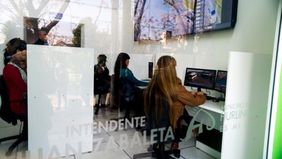 Zabaleta inauguró la ampliación del centro de cámaras y monitoreo