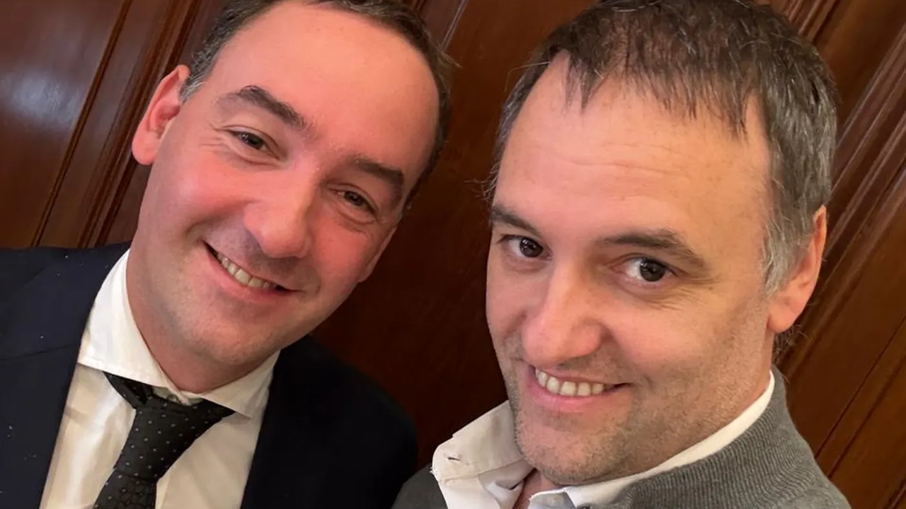 Francisco Adorni y Manuel Adorni.