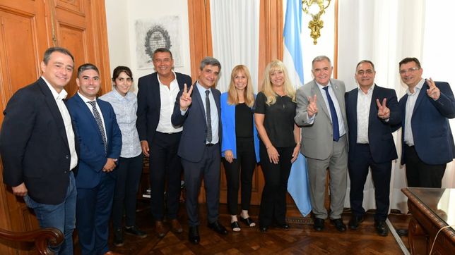 El peronismo unido en Tucumán en la previa de las elecciones provinciales que en 2023 consagraron a Osvaldo Jaldo.&nbsp;