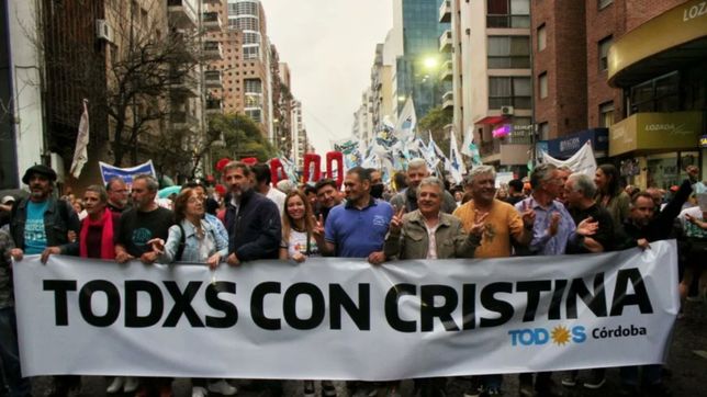 cordoba: tocaron a cristina y se alinearon los planetas en el paraiso anti-k
