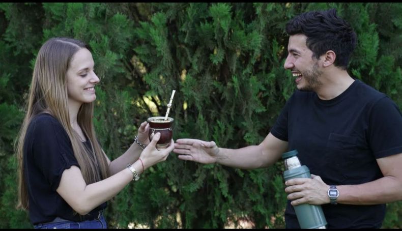 Florencia Klipauka y Pedro Puerta. 