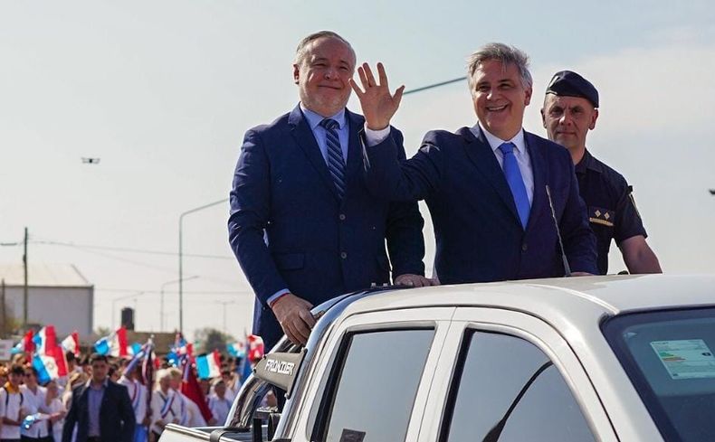 El intendente de Villa María, Eduardo Accastello, participó de la celebración del día de la Bandera Cordobesa. El acto fue encabezado por el gobernador Martín Llaryora.