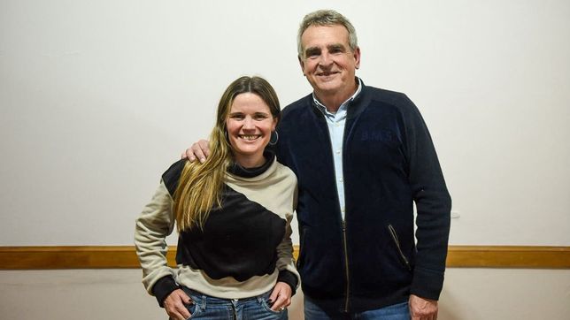 Caren Tepp y Agustín Rossi, la fórmula que encabeza la lista de Fuerza Patria en Santa Fe.