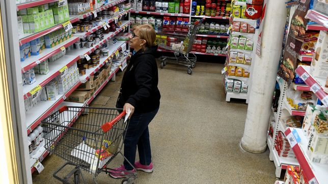 Changuitos vacíos y ventas por el piso en la economía de Javier Milei.