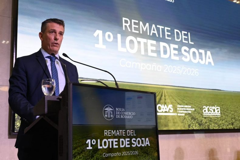 Pablo Bortolato, presidente de la Bolsa de Comercio de Rosario.