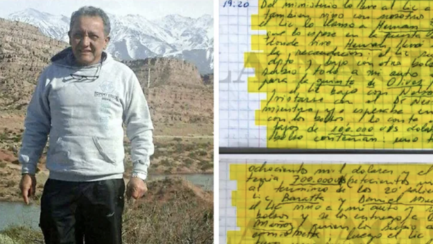 Oscar Centeno y un fragmento de los cuadernos k.&nbsp;