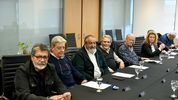La delegación de CGT que se reunió con Cordero&nbsp;