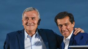 El gobernador de Jujuy Carlos Sadir y su antecesor Gerardo Morales consiguieron aval de 45 partidos para el frente que tiene nuevo nombre: Jujuy Crece.