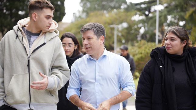 Pablo Domenichini, de campaña por el conurbano