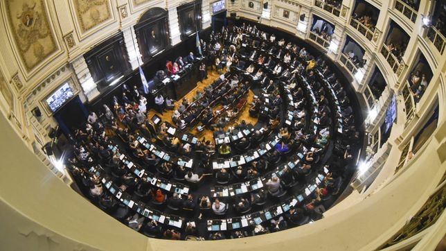 Cámara de Diputados de la Legislatura bonaerense (Foto: NA)