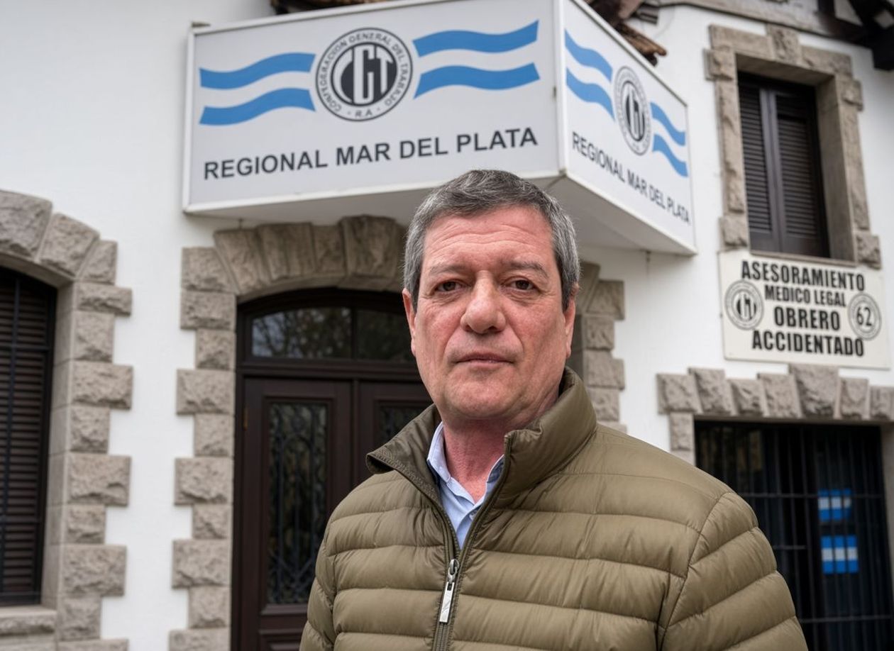Miguel Guglielmotti, secretario adjunto de la CGT regional Mar del Plata.