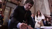 Javier Milei, en el Congreso.