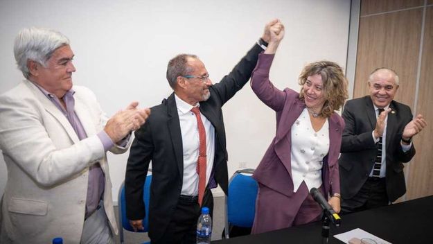 Cecilia Goyeneche, el día que fue restituida en su cargo como procuradora adjunta de Entre Ríos. Cecilia Goyeneche, el día que fue restituida en su cargo como procuradora adjunta de Entre Ríos.