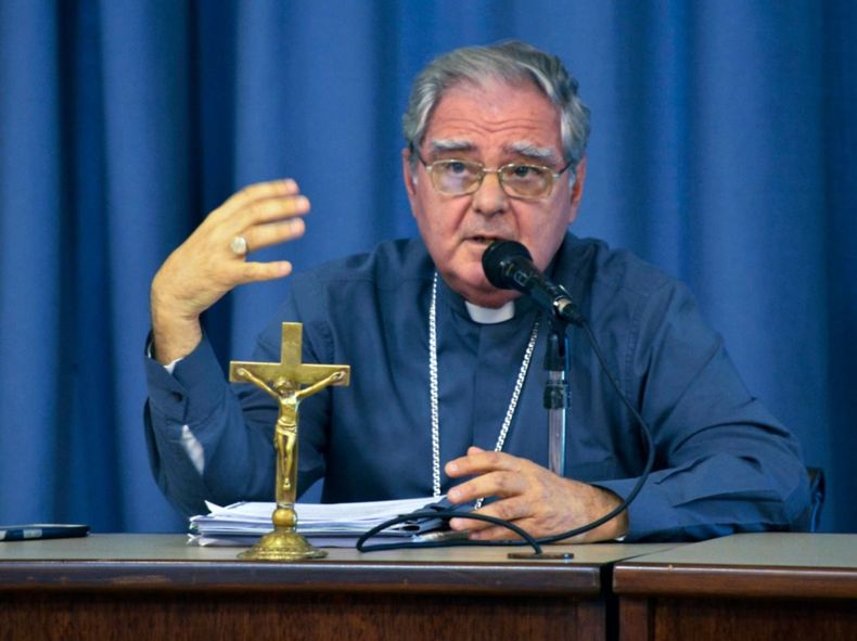 El presidente de la Conferencia Episcopal Argentina, Oscar Ojea Oscar Ojea