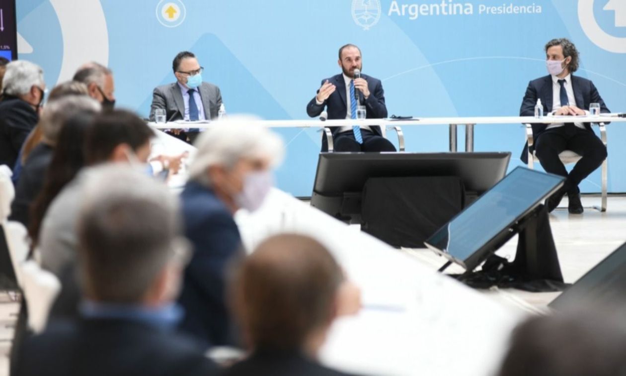 Martín Guzmán Santiago Cafiero Matias Kulfas