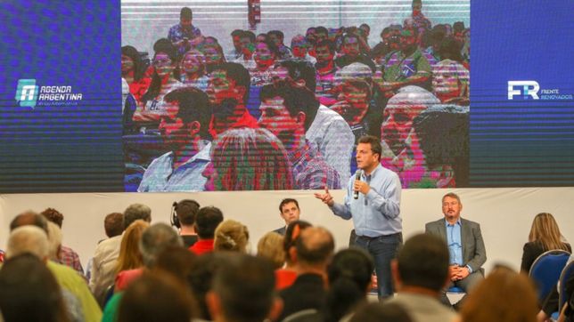 con bordet, massa inicio su gira en busca del apoyo de gobernadores