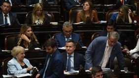Gabriel Bornoroni, jefe de La Libertad Avanza, el bloque de Javier Milei.&nbsp;