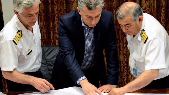 silencio oficial: macri no hablara si el submarino no aparece