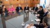 Guillermo Francos, junto a funcionarios provinciales.&nbsp;