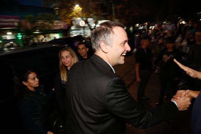 Acto de Javier MIlei en Lugano. (VIctoria Gesualdi).&nbsp;