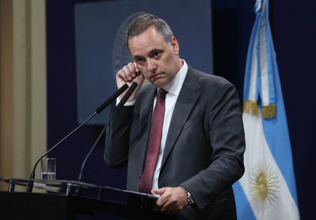 Manuel Adorni, en conferencia de prensa Manuel Adorni, en conferencia de prensa