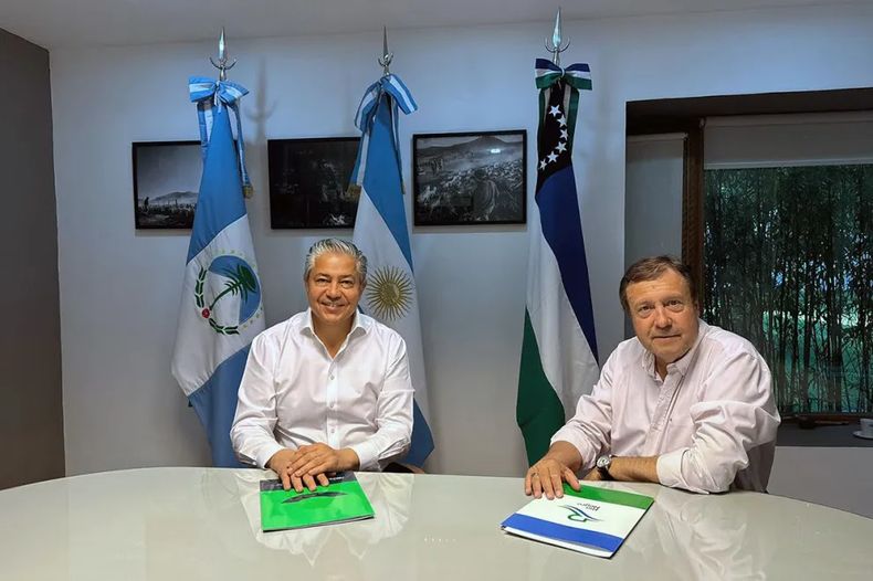 Rolando Figueroa y Alberto Weretilneck, gobernadores de la Patagonia.