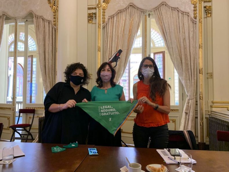 Carla Vizzotti Vilma Ibarra Elizabeth Gómez Alcorta UCR aborto legal