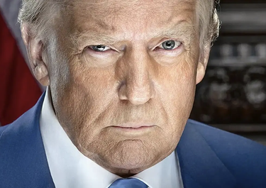Uno de los retratos oficiales de Donald Trump, difundido poco antes de su segunda asunción el 20 de enero último, ya le anunciaba al mundo un gesto hostil.