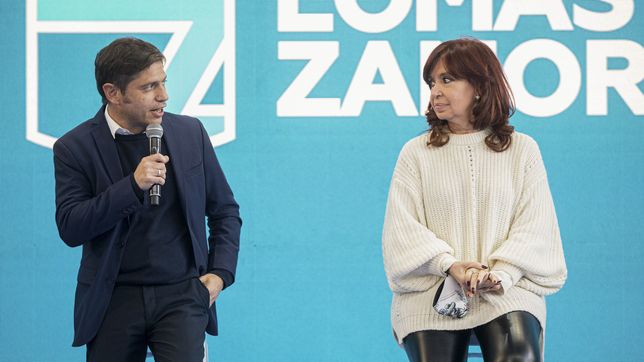 Axel Kicillof y Cristina Kirchner.
