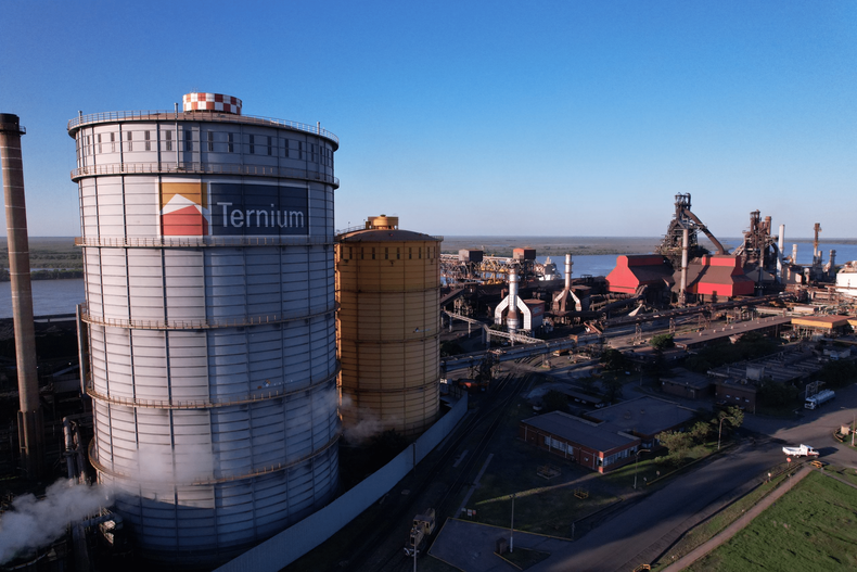 La planta de Ternium, de Paolo Rocca, en Ramallo