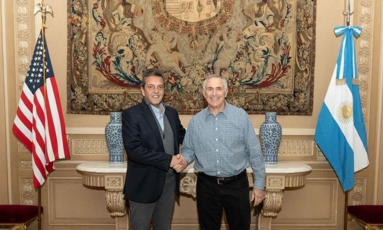 Sergio Massa y Marc Stanley Sergio Massa Marc Stanley