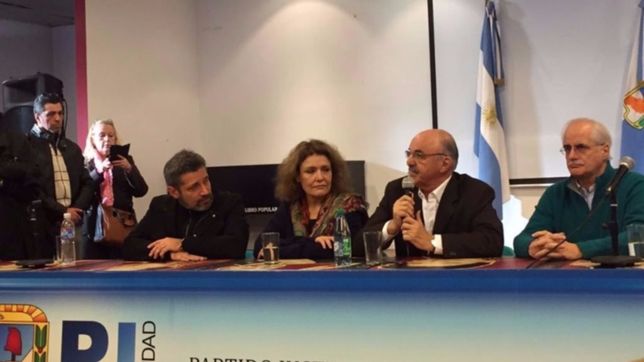 el pj y los k presentaron el frente electoral unidad portena