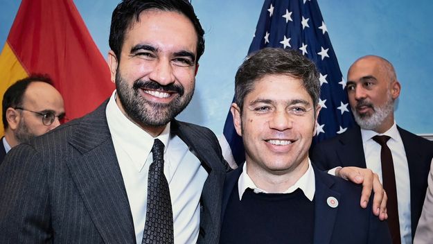Axel Kicillof con el alcalde de Nueva York, Zohran Mamdani.