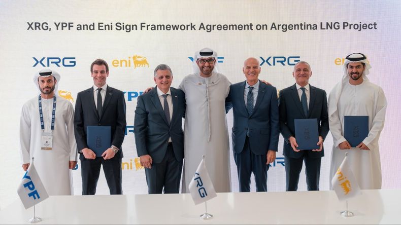 Horacio Marín, CEO de YPF, en Abu Dabi.