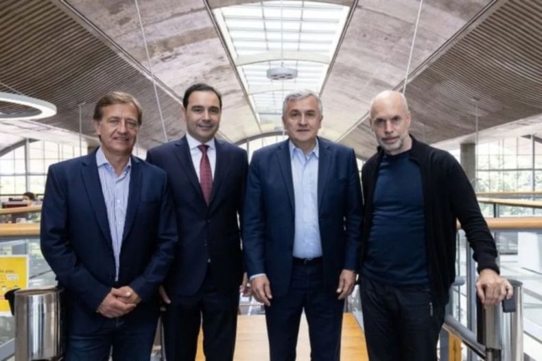 Horacio Rodríguez Larreta Gerardo Morales Rodolfo Suárez Gustavo Valdés