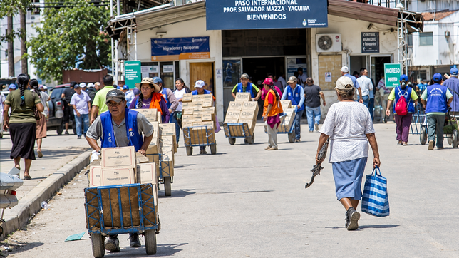 El cruce de Salvador Mazza, en Salta, uno de los más afectados por la medida anunciada por ARCA.
