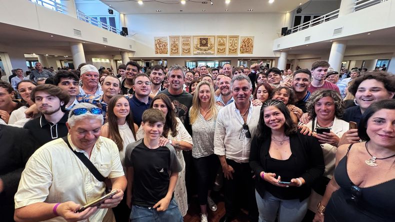 Acto de Karina Milei en Mar del Plata.