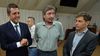 Sergio Massa, Máximo Kirchner y Axel Kicillof,&nbsp;