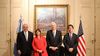 La foto oficial de la visita del titular de la CIA a la Casa Rosada.