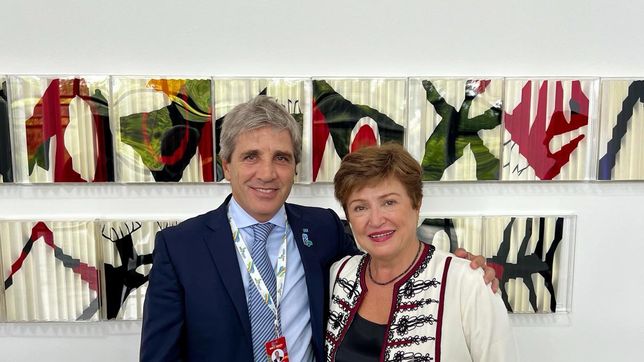 Toto Caputo junto a Kristalina Georgieva