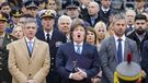 Javier Milei y Jorge Macri. Todos unidos cantaremos.