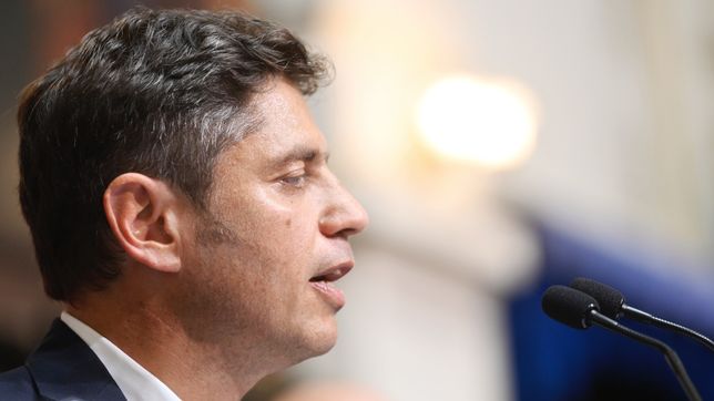 Axel Kicillof, en la Legislatura bonaerense.