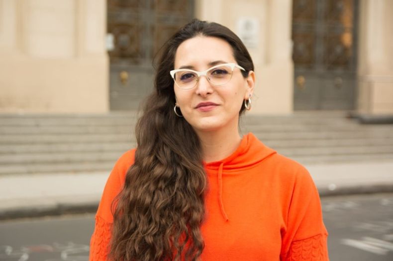 Carla Deiana, primera candidata a diputada.