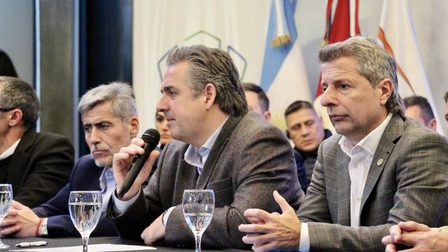 El intendente Damián Bernarte recibió a los ministros de Seguridad de Córdoba y Santa Fe.&nbsp;