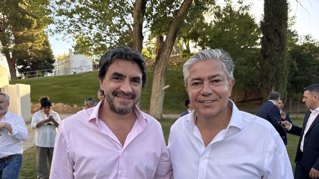 El gobernador de Neuquén, Rolando Figueroa, y el intendente de San Martín de los Andes, Carlos Saloniti.