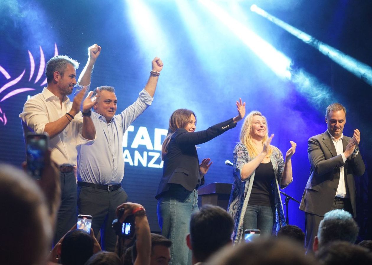 Acto de Karina Milei en Flores.&nbsp;
